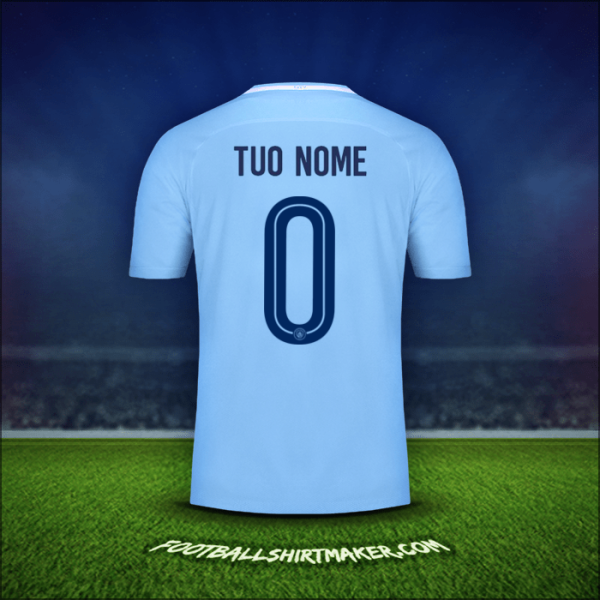 Maglia Manchester City Cup 2017/18 -  tuo nome - 0