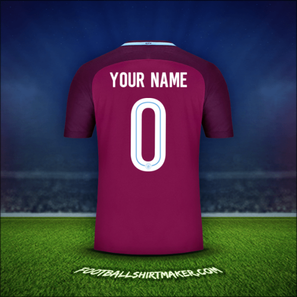 Shirt Manchester City Cup 2017/18 Away -  your name - 0