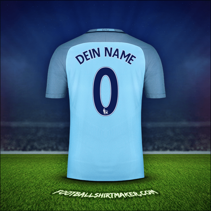 Trikot Manchester City 2016/17 -  dein name - 0