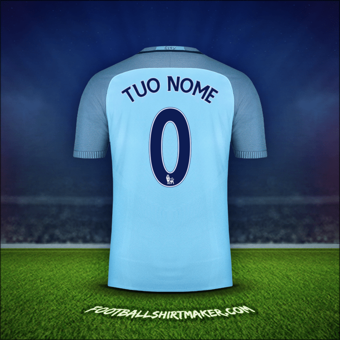 Maglia Manchester City 2016/17 -  tuo nome - 0