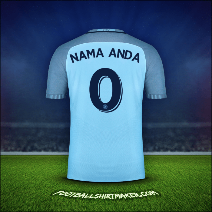 Jersey Manchester City Cup 2016/17 -  nama anda - 0