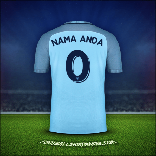 Jersey Manchester City Cup 2016/17 -  nama anda - 0