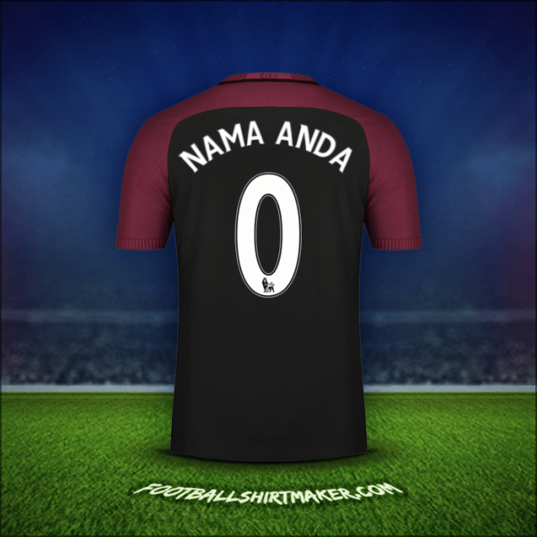 Jersey Manchester City 2016/17 Alternatif -  nama anda - 0