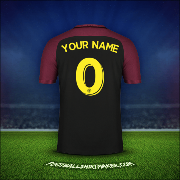 Shirt Manchester City Cup 2016/17 Away -  your name - 0