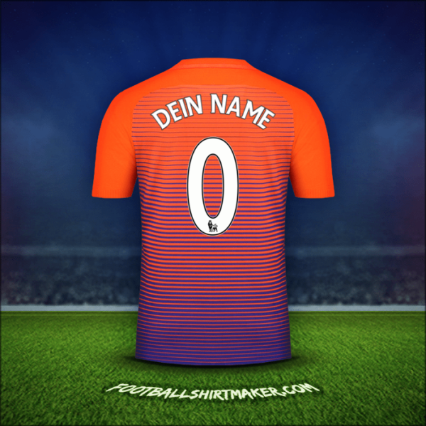 Trikot Manchester City 2016/17 Dritte -  dein name - 0