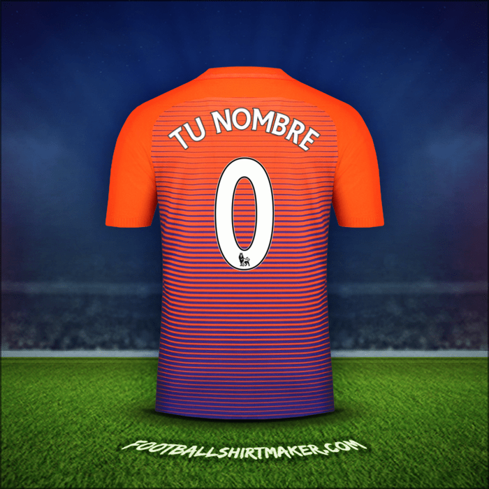 Camiseta Manchester City 2016/17 Tercera -  tu nombre - 0