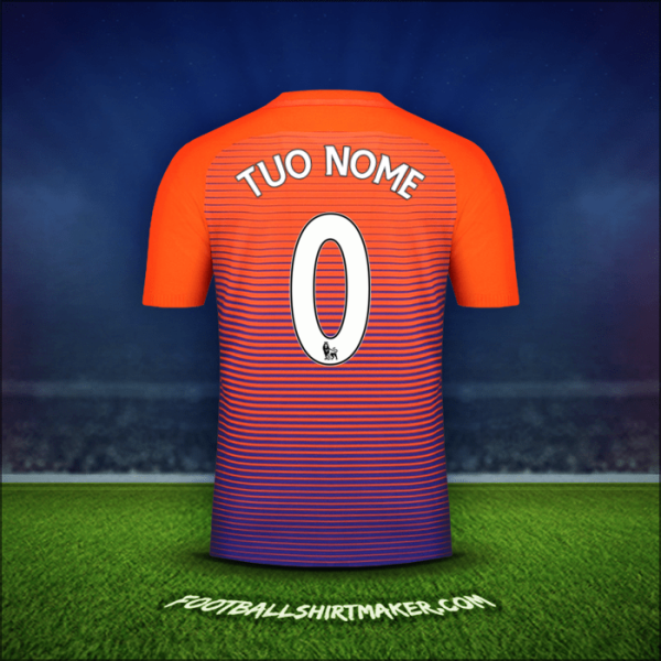 Maglia Manchester City 2016/17 Terza -  tuo nome - 0