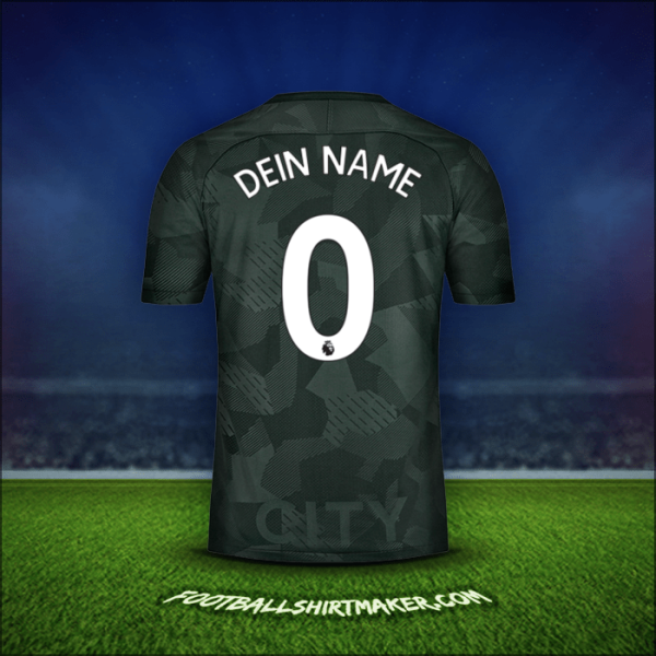 Trikot Manchester City 2017/18 Dritte -  dein name - 0