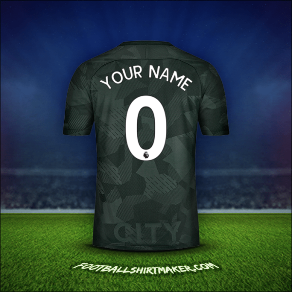 Shirt Manchester City 2017/18 Third -  your name - 0