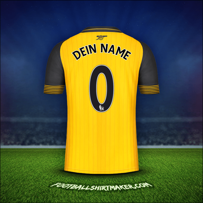 Trikot Arsenal 2016/17 Auswärts -  dein name - 0