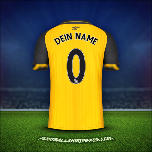 Trikot Arsenal 2016/17 Auswärts -  dein name - 0