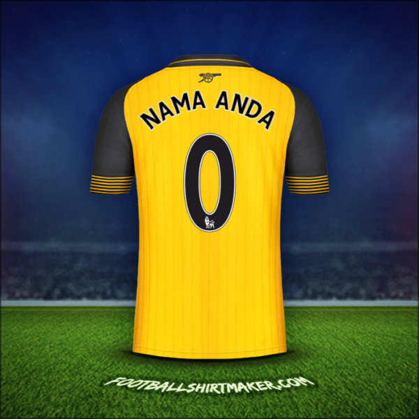 Jersey Arsenal 2016/17 Alternatif -  nama anda - 0