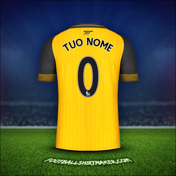 Maglia Arsenal 2016/17 Seconda -  tuo nome - 0