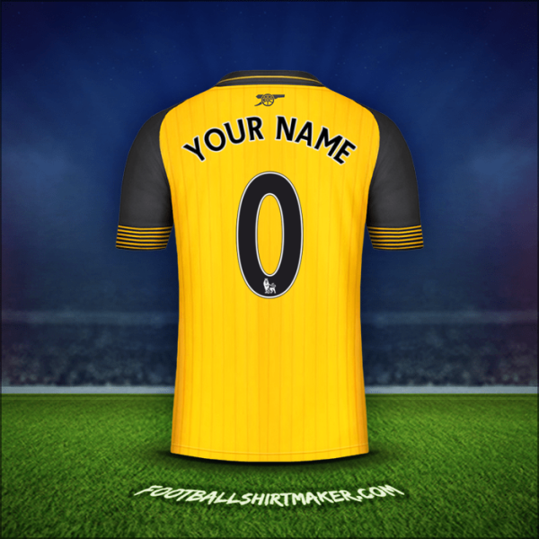 Shirt Arsenal 2016/17 Away -  your name - 0
