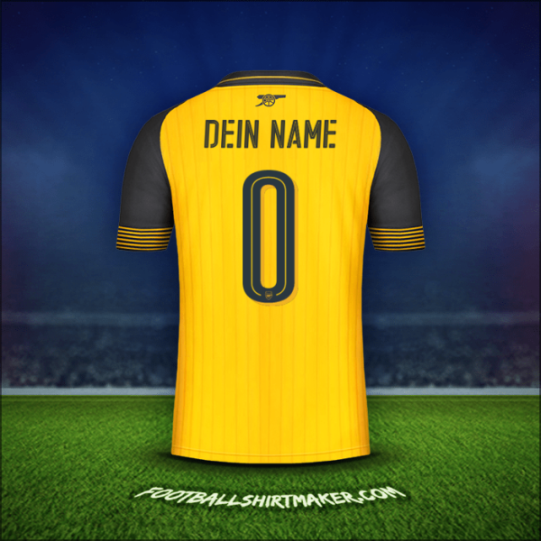 Trikot Arsenal Cup 2016/17 Auswärts -  dein name - 0