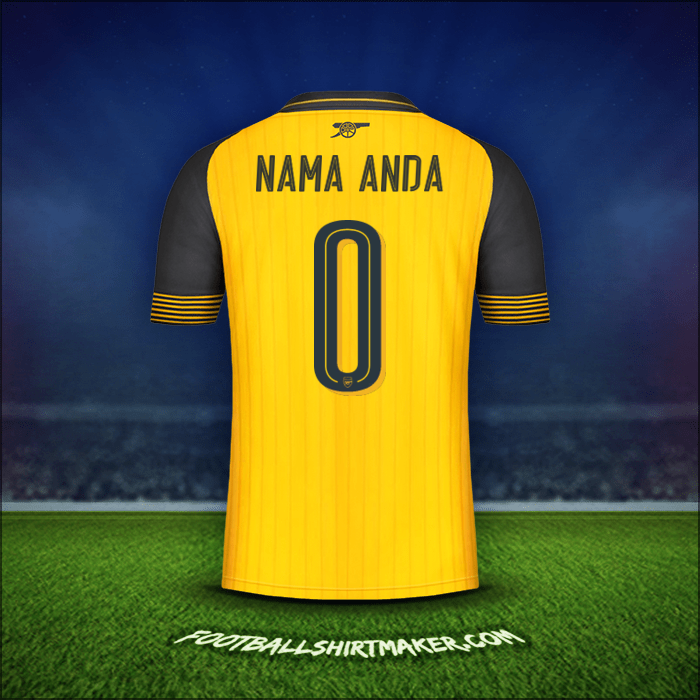 Jersey Arsenal Cup 2016/17 Alternatif -  nama anda - 0
