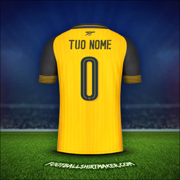 Maglia Arsenal Cup 2016/17 Seconda -  tuo nome - 0