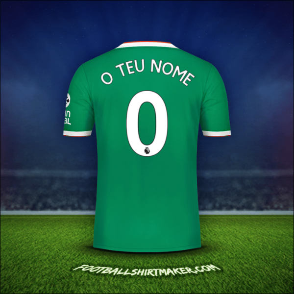 Camisola Wolverhampton Wanderers 2019/20 Terceira -  o teu nome - 0