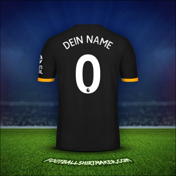 Trikot Wolverhampton Wanderers 2019/20 Auswärts -  dein name - 0