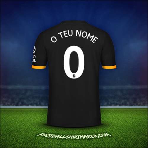 Camisola Wolverhampton Wanderers 2019/20 Alternativa -  o teu nome - 0
