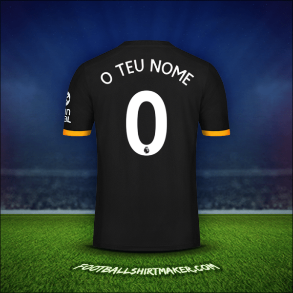 Camisola Wolverhampton Wanderers 2019/20 Alternativa -  o teu nome - 0