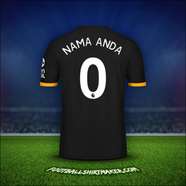 Jersey Wolverhampton Wanderers 2019/20 Alternatif -  nama anda - 0