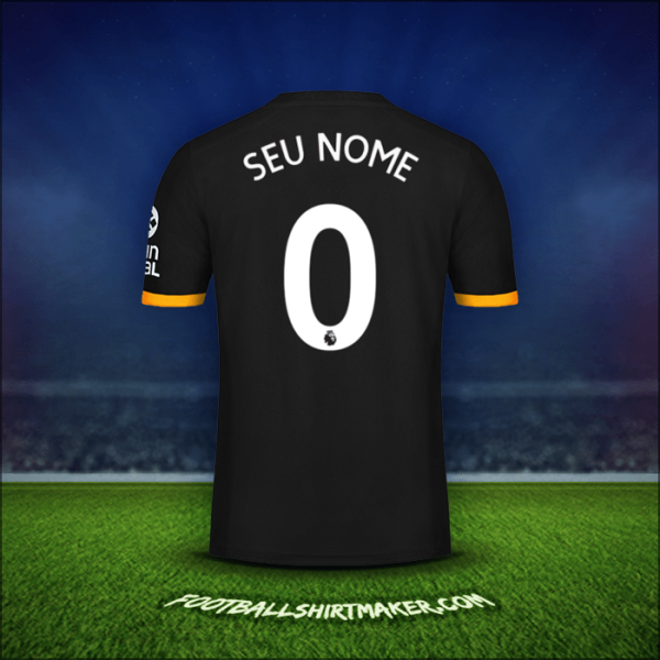 Camisa Wolverhampton Wanderers 2019/20 Alternativa -  seu nome - 0