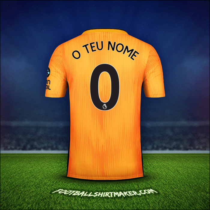 Camisola Wolverhampton Wanderers 2019/20 -  o teu nome - 0