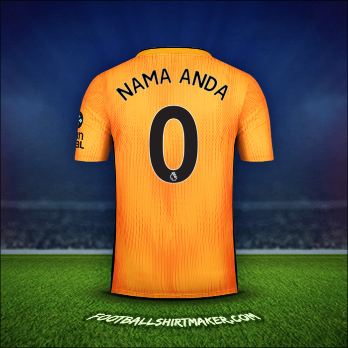 Jersey Wolverhampton Wanderers 2019/20 -  nama anda - 0