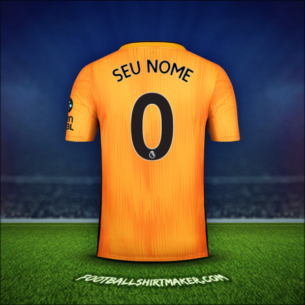 Camisa Wolverhampton Wanderers 2019/20 -  seu nome - 0