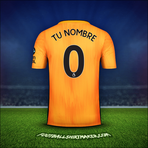 Camiseta Wolverhampton Wanderers 2019/20 -  tu nombre - 0