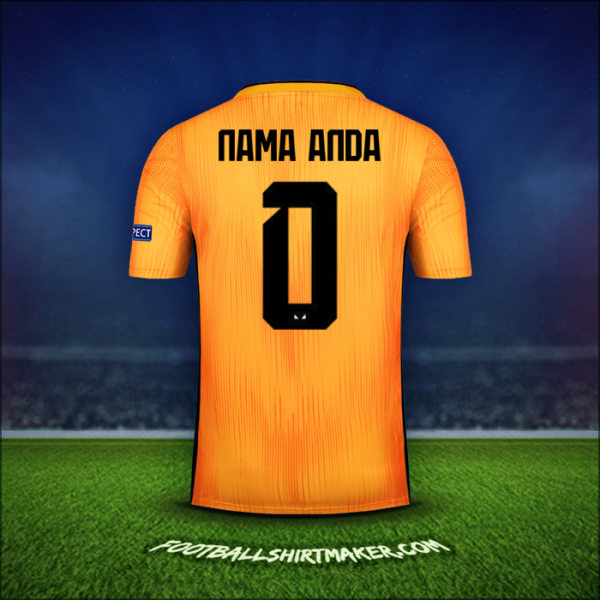 Jersey Wolverhampton Wanderers Cup 2019/20 -  nama anda - 0