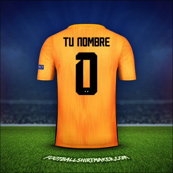 Camiseta Wolverhampton Wanderers Cup 2019/20 -  tu nombre - 0