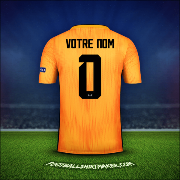 Maillot Wolverhampton Wanderers Cup 2019/20 -  votre nom - 0