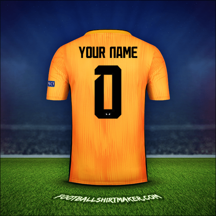 Shirt Wolverhampton Wanderers Cup 2019/20 -  your name - 0