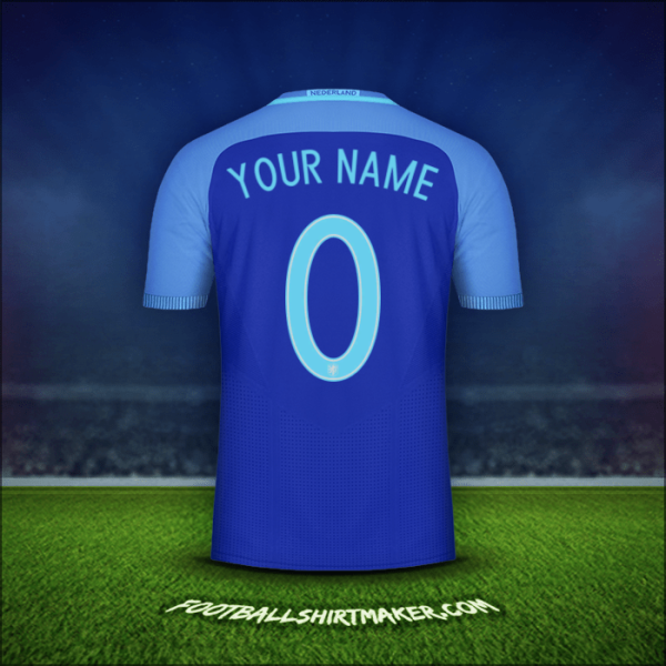 Shirt Netherlands 2016 Away -  your name - 0