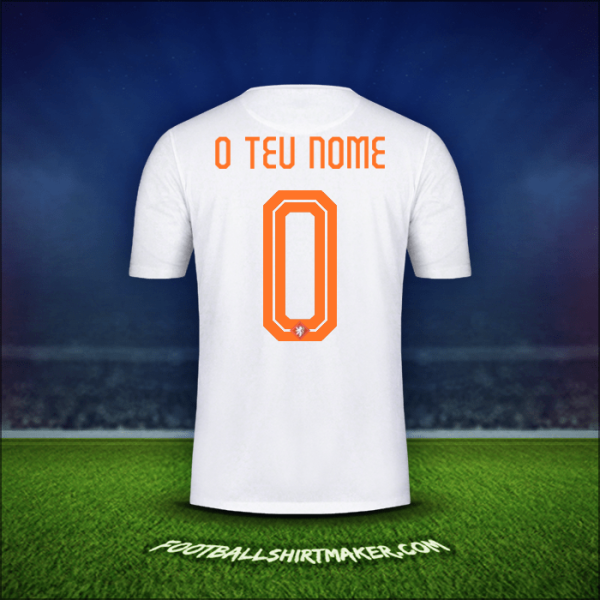 Camisola Países Baixos 2015 Alternativa -  o teu nome - 0