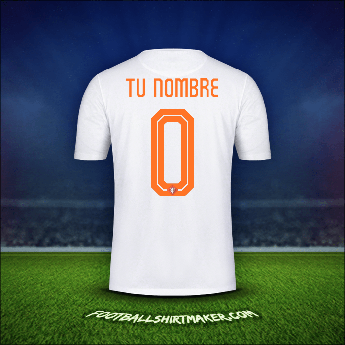 Camiseta Paises Bajos 2015 Visita -  tu nombre - 0