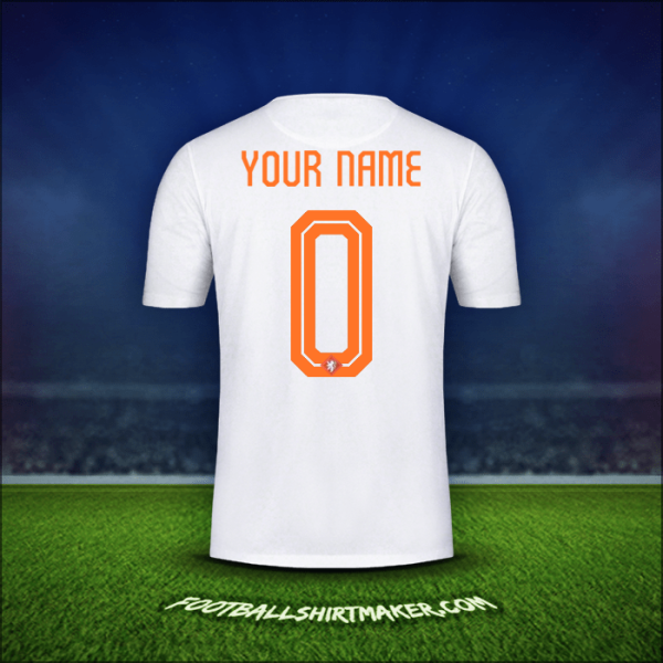 Shirt Netherlands 2015 Away -  your name - 0