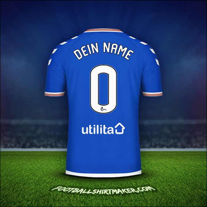 Trikot Rangers FC 2019/20 -  dein name - 0