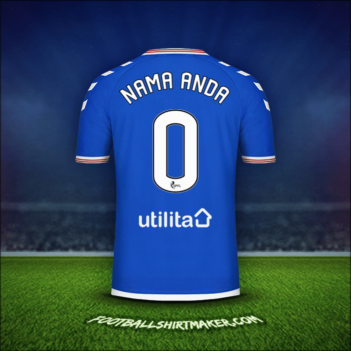 Jersey Rangers FC 2019/20 -  nama anda - 0