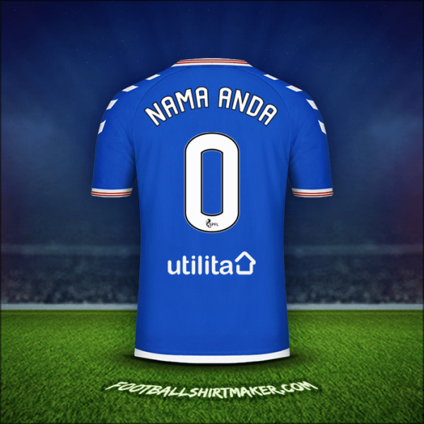 Jersey Rangers FC 2019/20 -  nama anda - 0