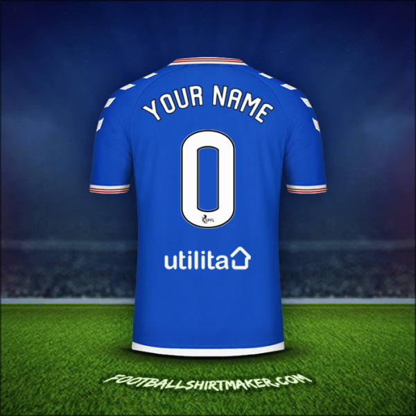 Shirt Rangers FC 2019/20 -  your name - 0