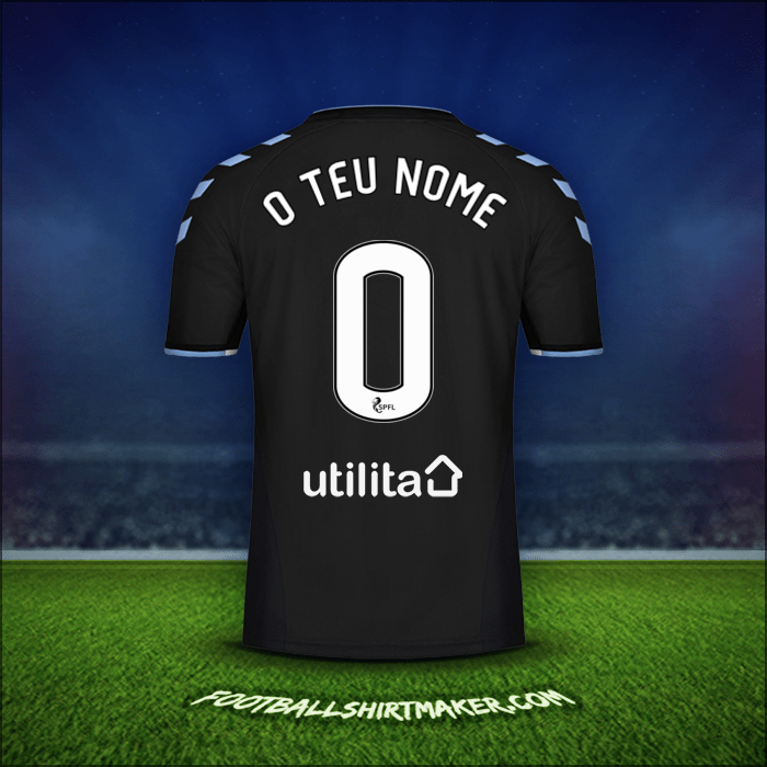 Camisola Rangers FC 2019/20 Alternativa -  o teu nome - 0