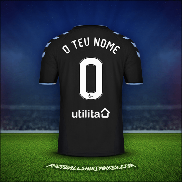 Camisola Rangers FC 2019/20 Alternativa -  o teu nome - 0
