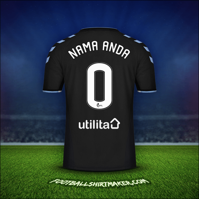 Jersey Rangers FC 2019/20 Alternatif -  nama anda - 0