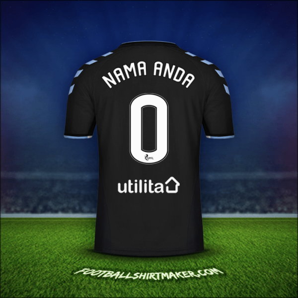 Jersey Rangers FC 2019/20 Alternatif -  nama anda - 0