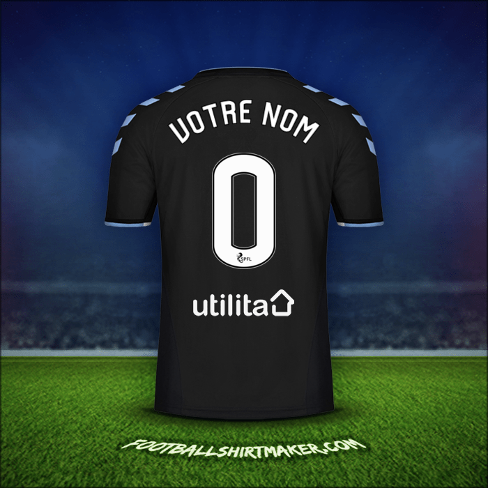 Maillot Rangers FC 2019/20 Extérieur -  votre nom - 0