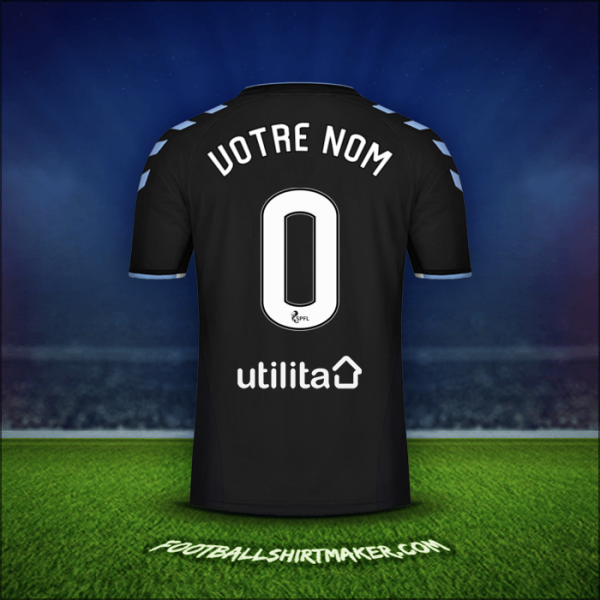 Maillot Rangers FC 2019/20 Extérieur -  votre nom - 0