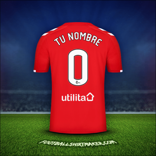 Jersey Rangers FC 2019/20 Tercera -  tu nombre - 0